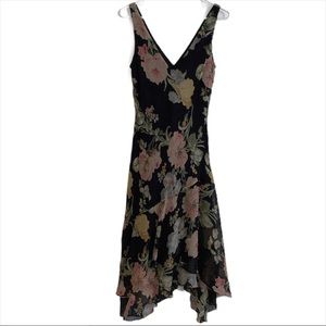 Ralph Lauren Floral Chiffon Dress Size 8
